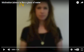 Stress is like a glass of water